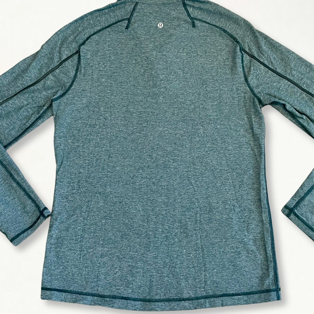 Lululemon Surge Warm 1/2 Zip Silver Heathered Defender Size M/L - Picture 16 of 16